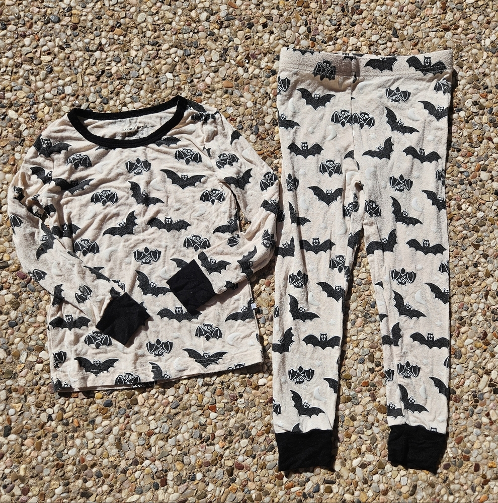 Caden Lane HALLOWEEN Bats Pajamas Size 4T PJs Sleepwear